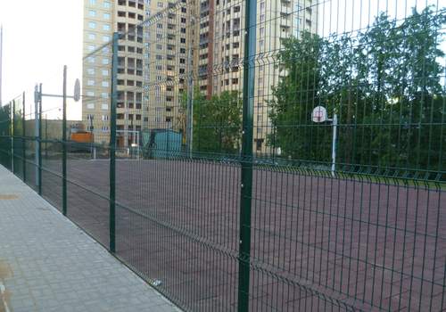 3Д забор для футбольной площадки в Балахне