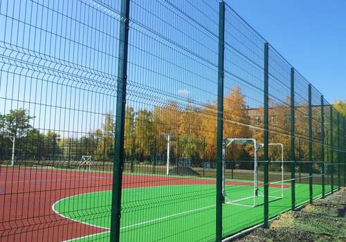3Д забор для футбольной площадки в Балахне