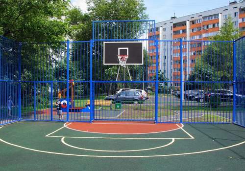 Забор Protect для баскетбольной площадки в Балахне